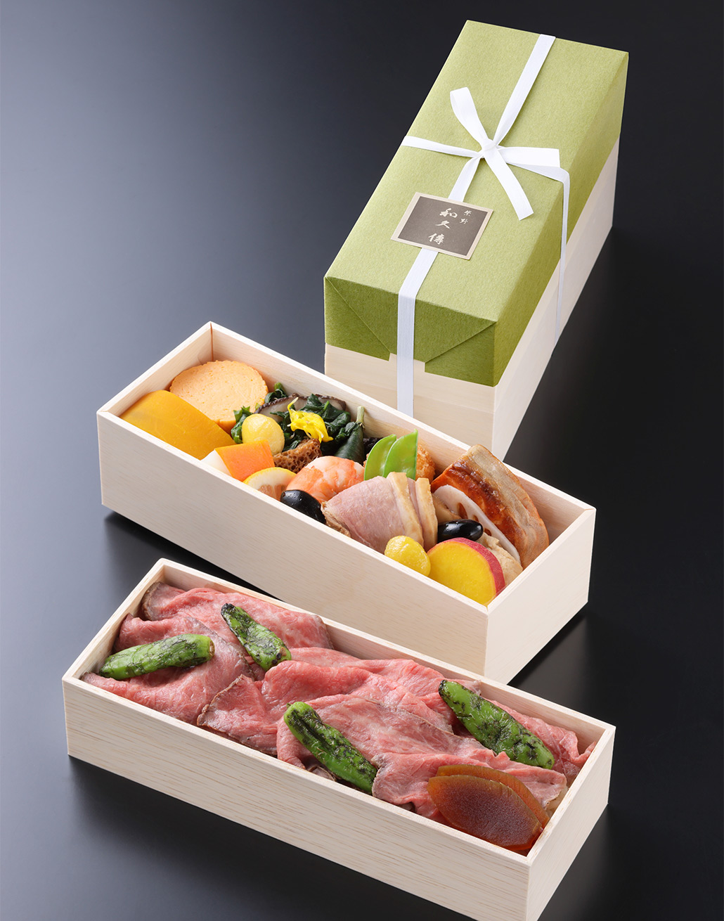 ローストビーフ二段弁当