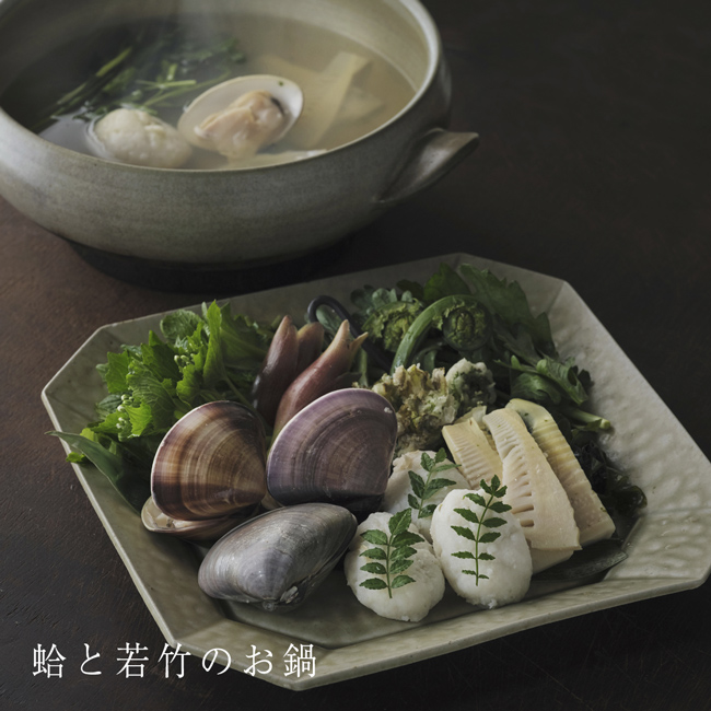 京のひめ苞　蛤と若竹の鍋