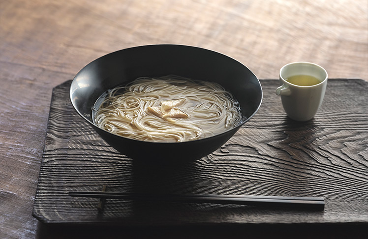 煮麺　柚の香と山椒香油