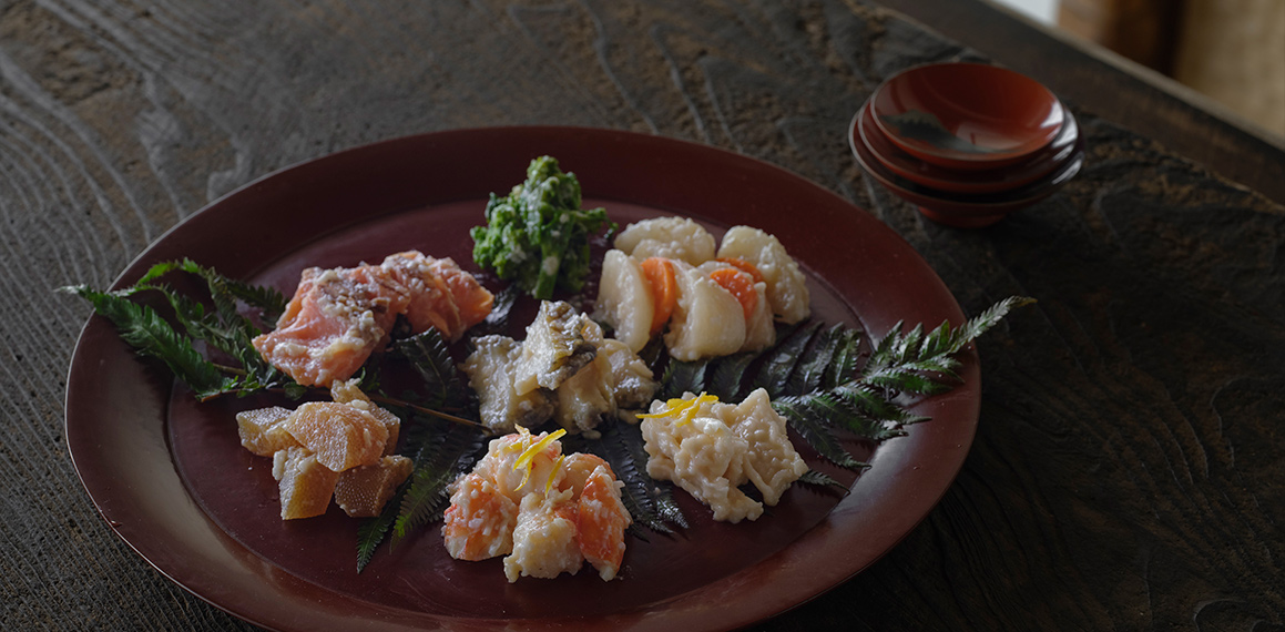 米味噌糀漬け 甘采菹 あわび・海老・冬の京野菜