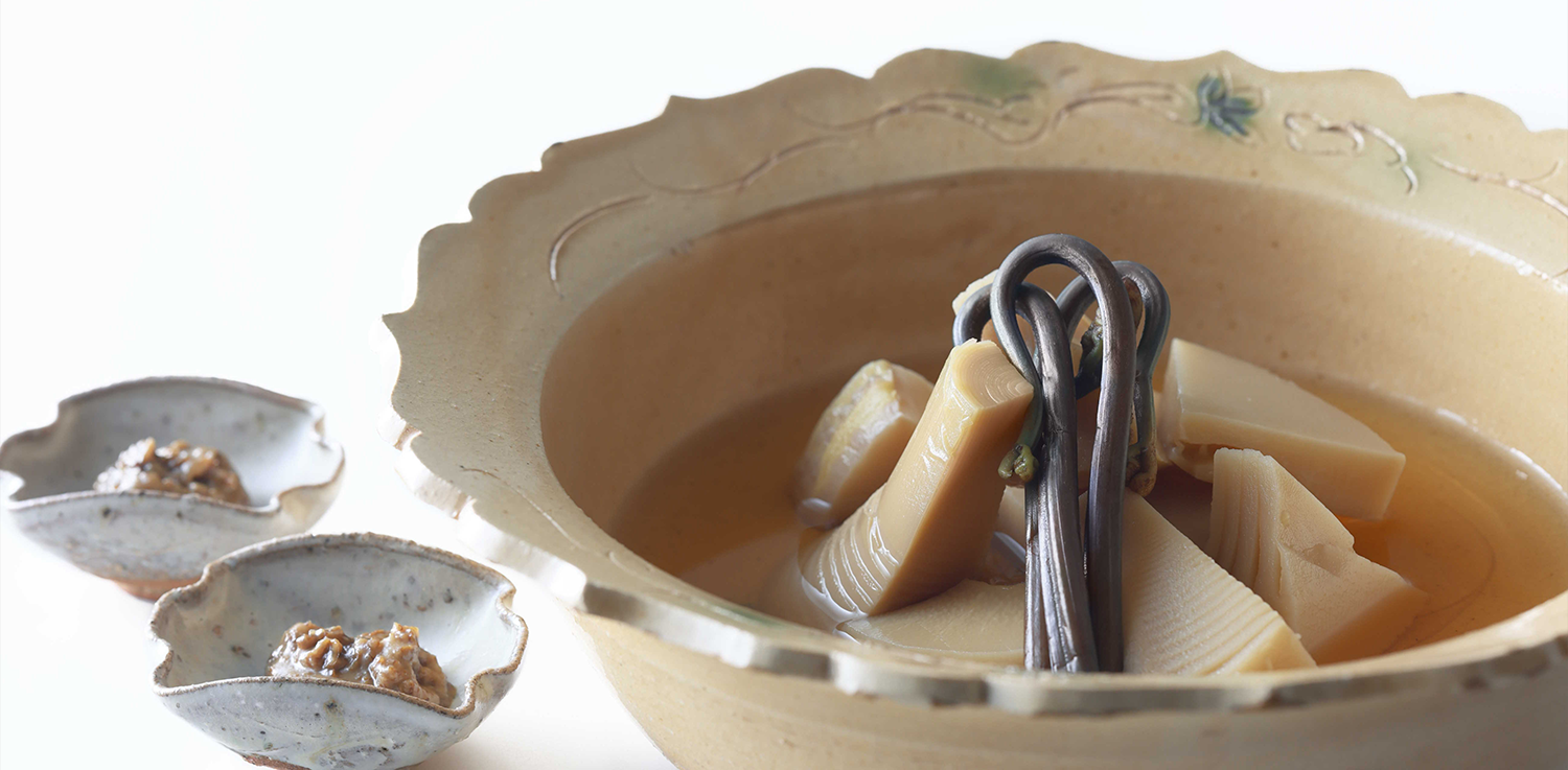 筍と蕨のふくめ煮