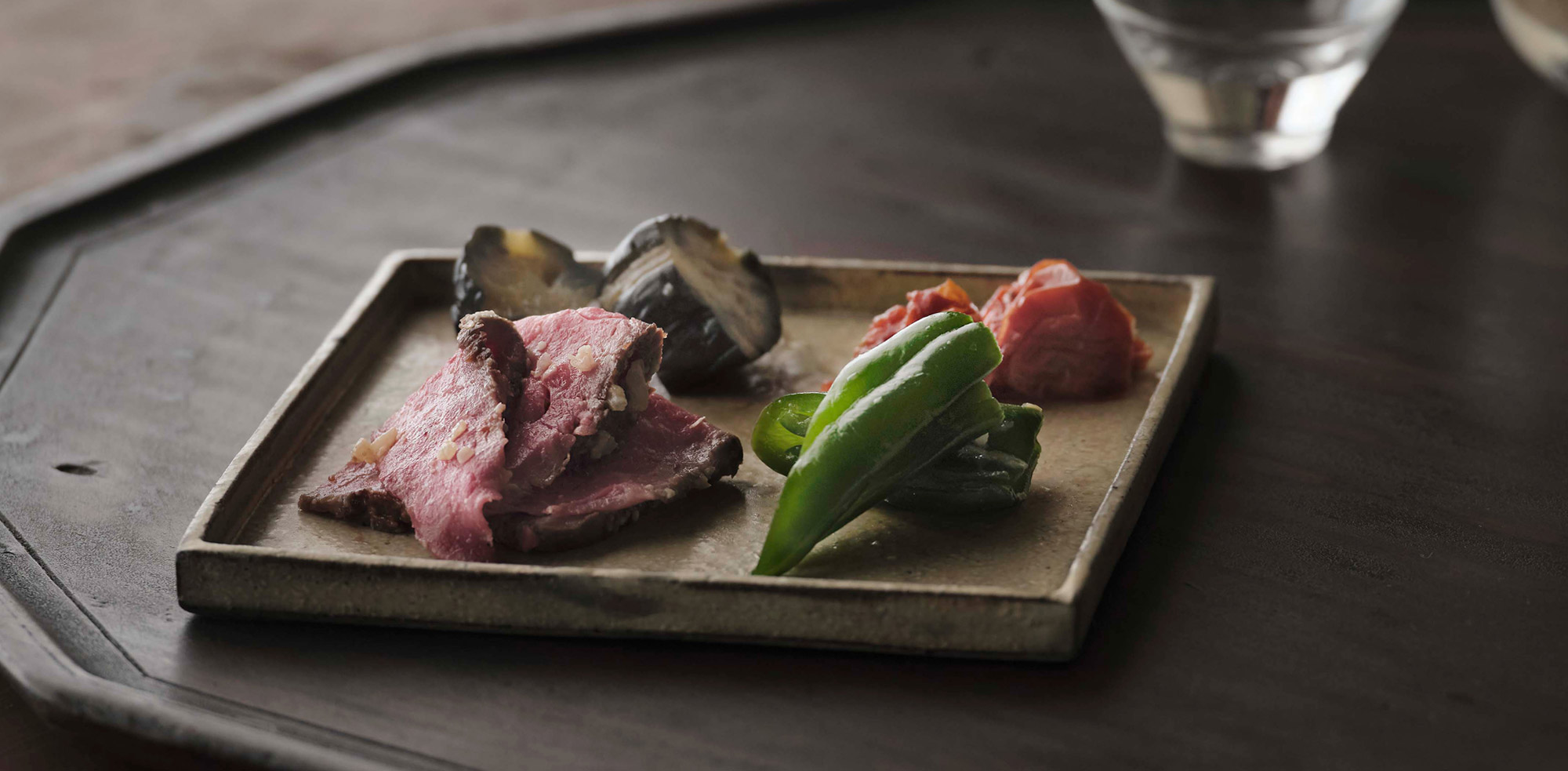 丹稲しょ 京都牛ローストビーフ 夏野菜