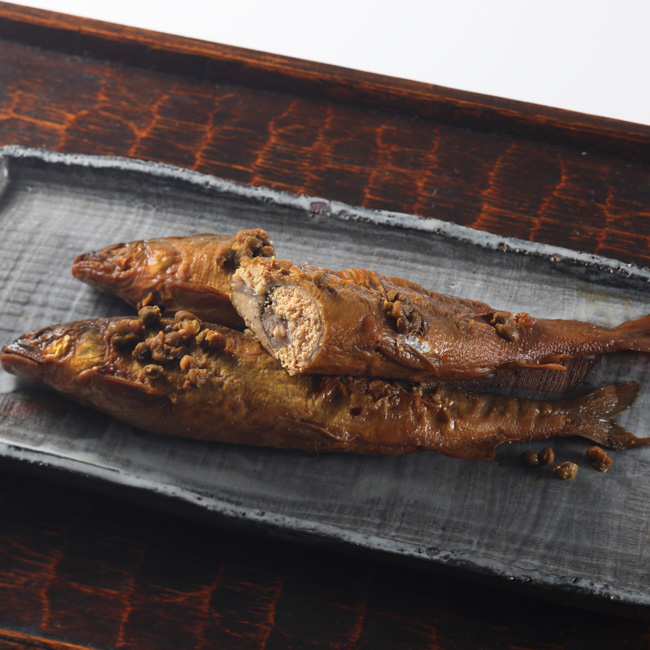 和煮 子持ち鮎茶漬け　1本