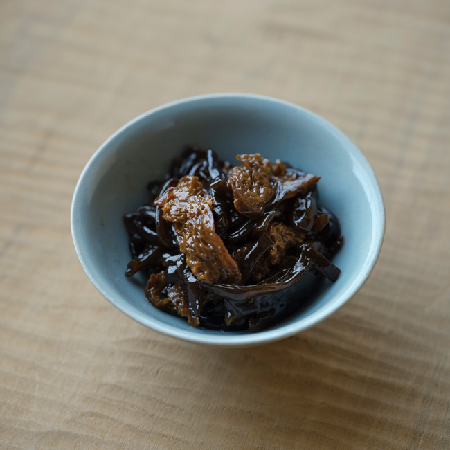 和煮　利休麩ときくらげ