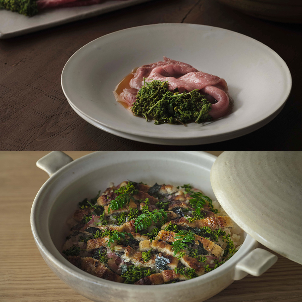京のひめ苞　花山椒と牛肉の鍋 醤油だし・花山椒と鰻の炊き込みご飯セット