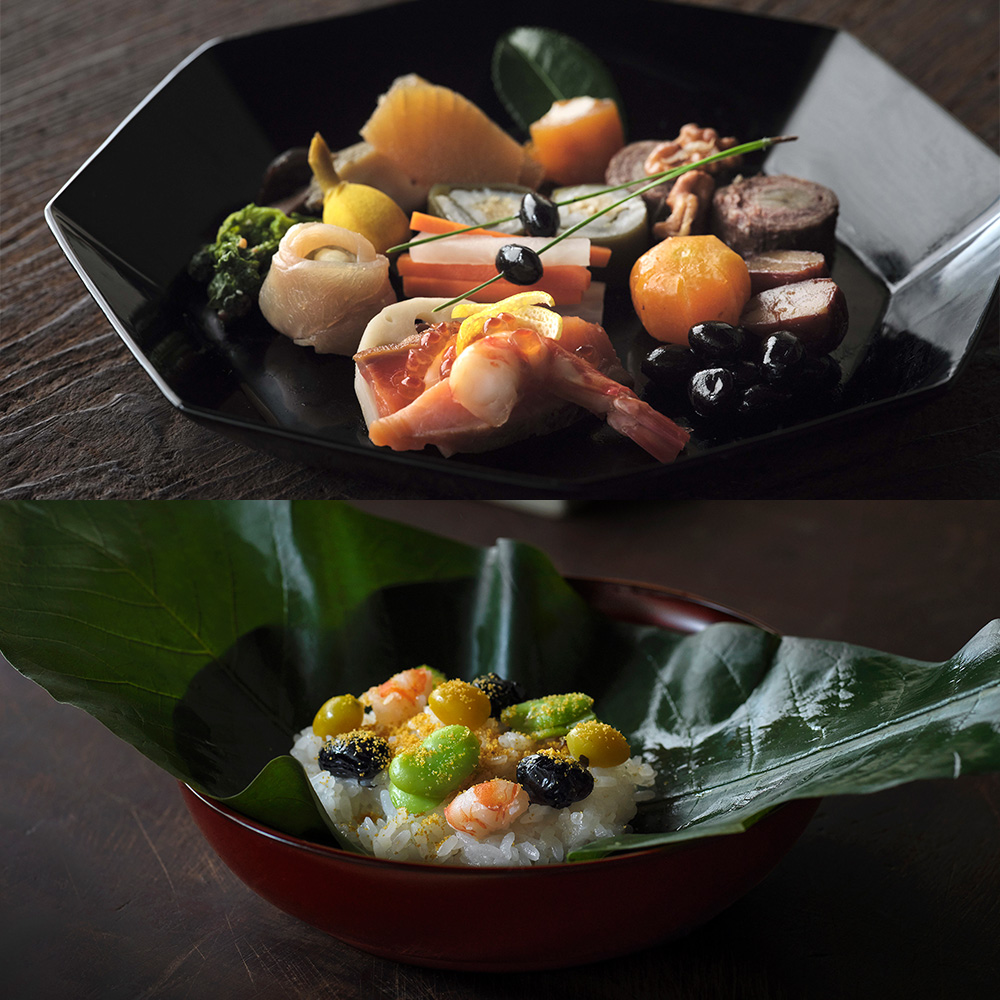 福寿肴・新春の飯蒸し三種セット