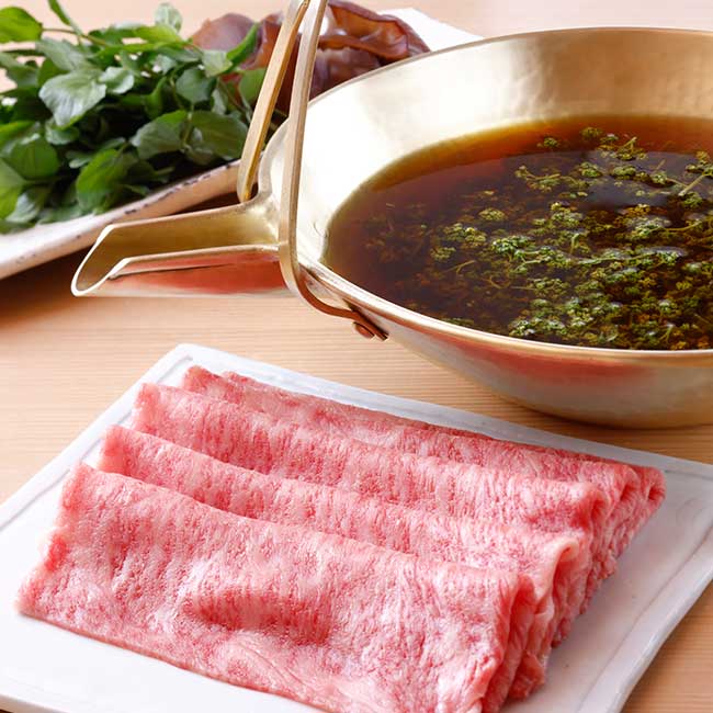 京のひめ苞 花山椒と牛肉の鍋